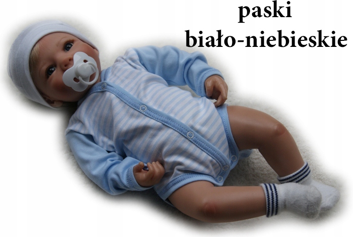 

Body rozpinane pajacyk długi rękaw 62 bawełniane