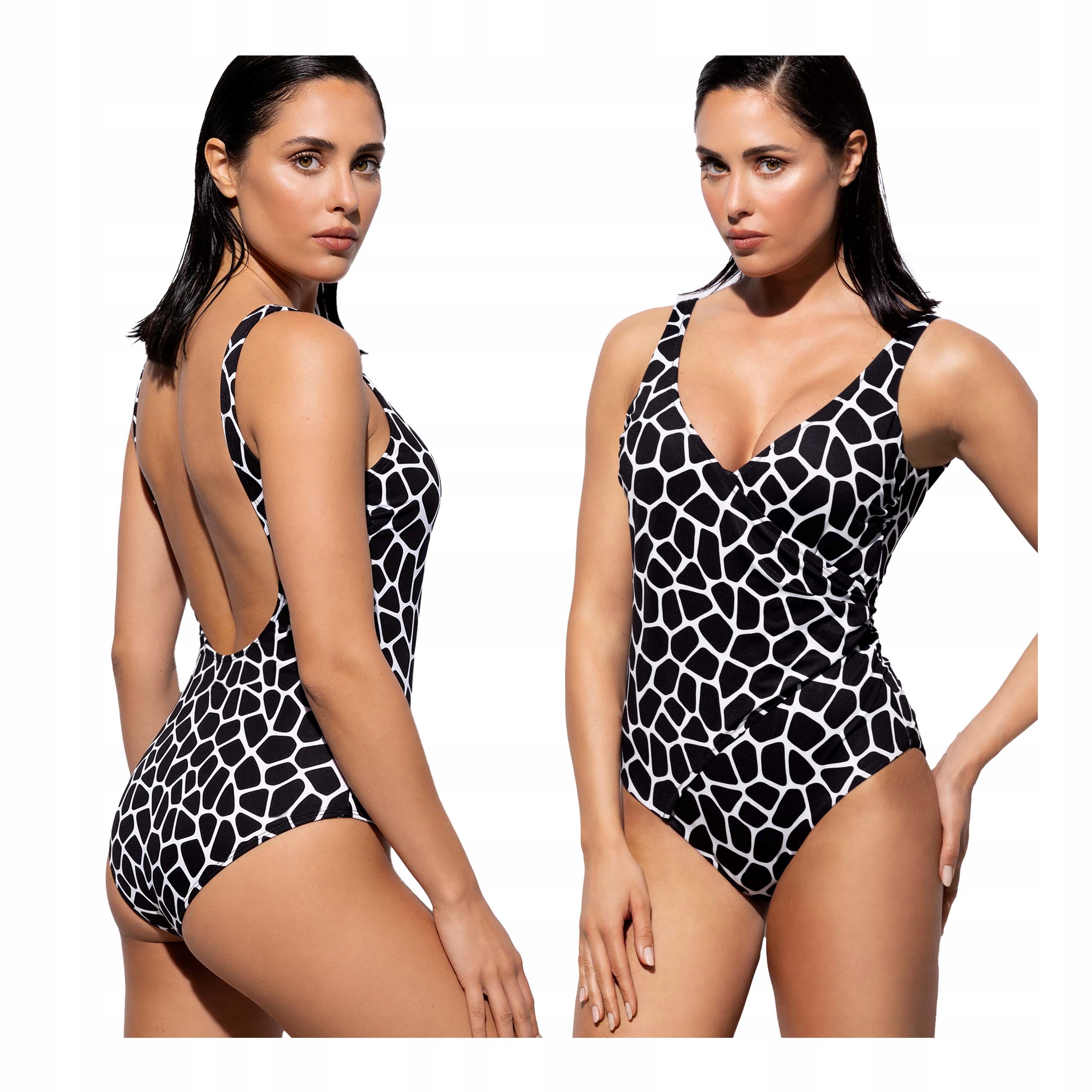 Jednodílné plavky s vyztuženým modelovacím vzorem 85B Verde Veronica