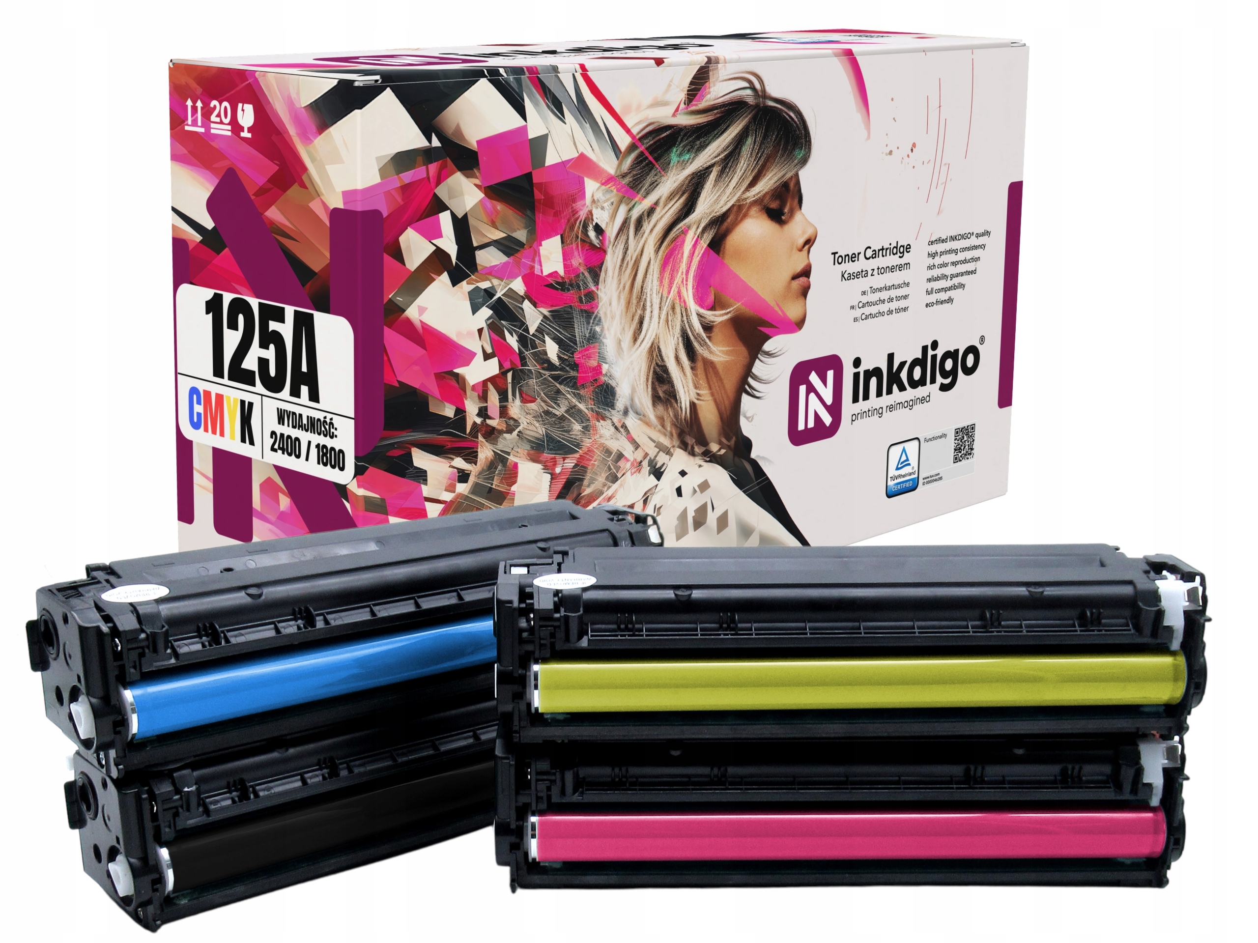 4x Toner pro Hp CP1215 CP1515n CP1518ni CM1312 Mfp