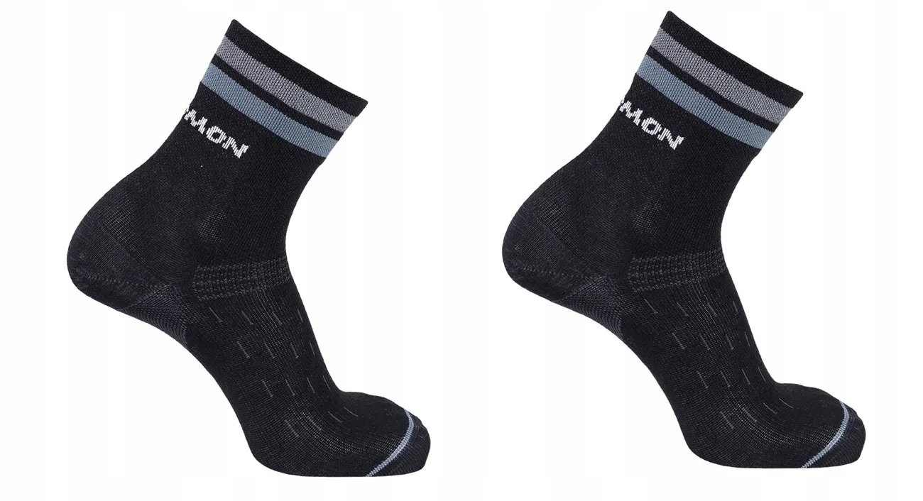 Salomon Skarpetki sportowe na wycieczki rower Sonic Quarter Odblask 42-44