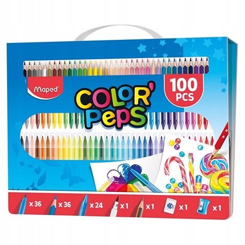 

Zestaw Artystyczny W Walizce 100e Maped Color Peps
