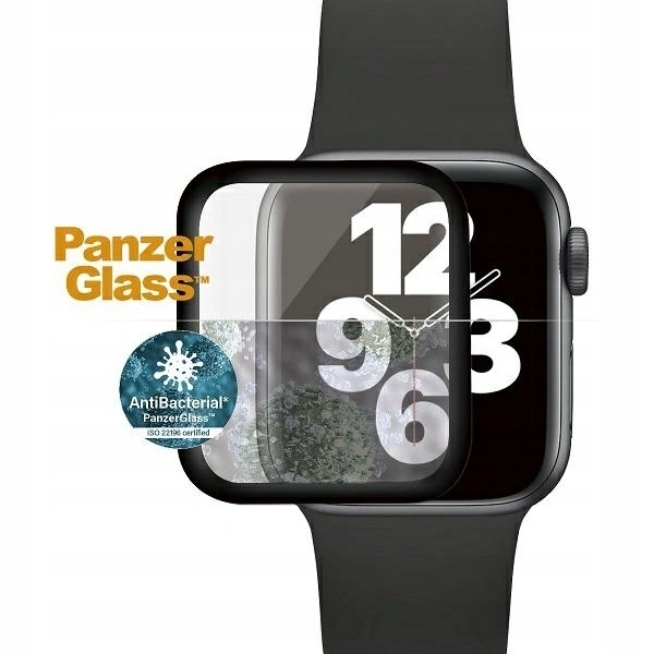 Tvrzené sklo PanzerGlass Curved pro Apple Watch 4/5/6/SE 40 mm černé