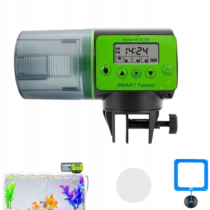 Levně Automatické Krmítko Pro Akvária Dávkovač Krmiva Pro Ryby A Želvy