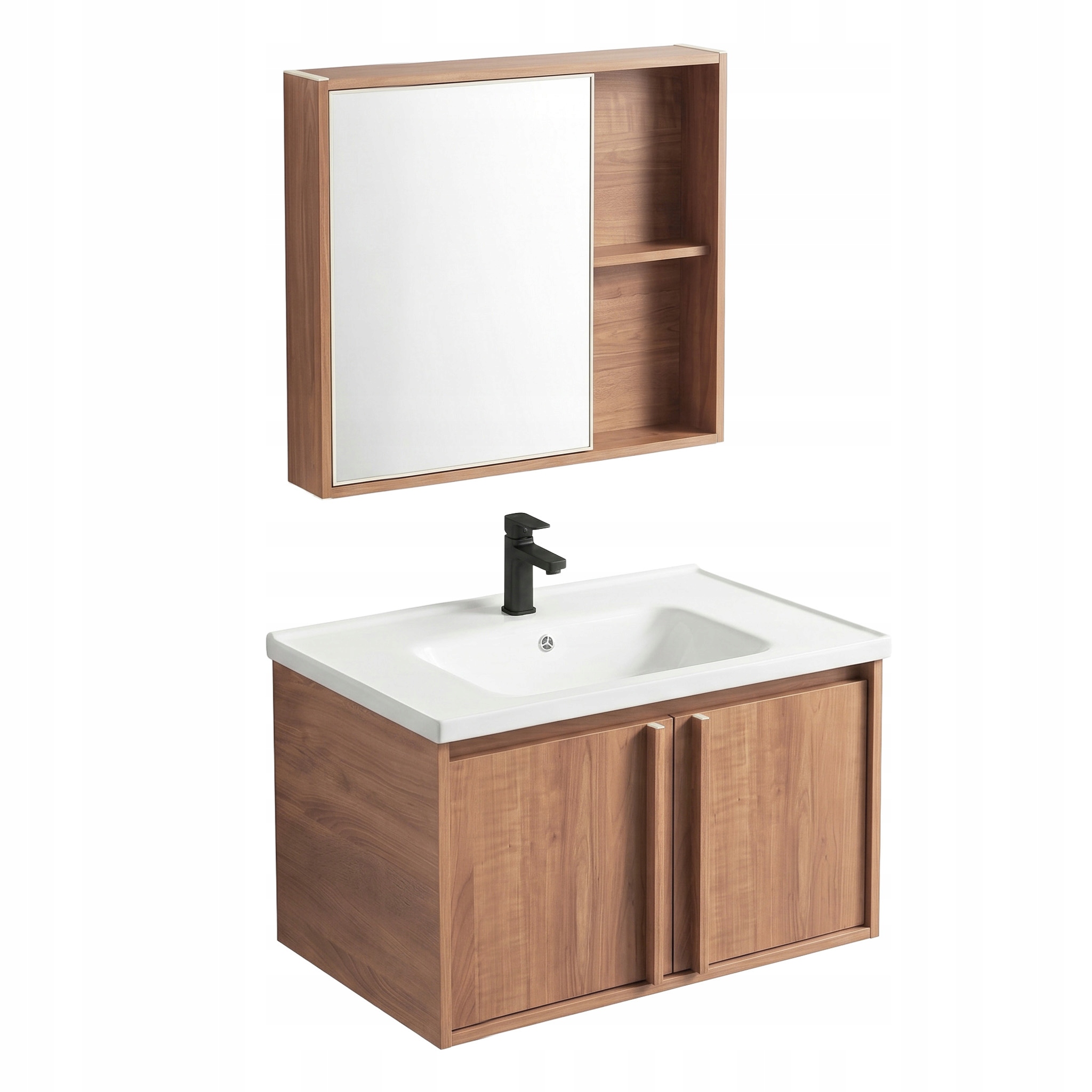 Kúpeľňová Nábytoková Súprava S Umývadlom A Zrkadlom Rea Gama Bronz 60 cm