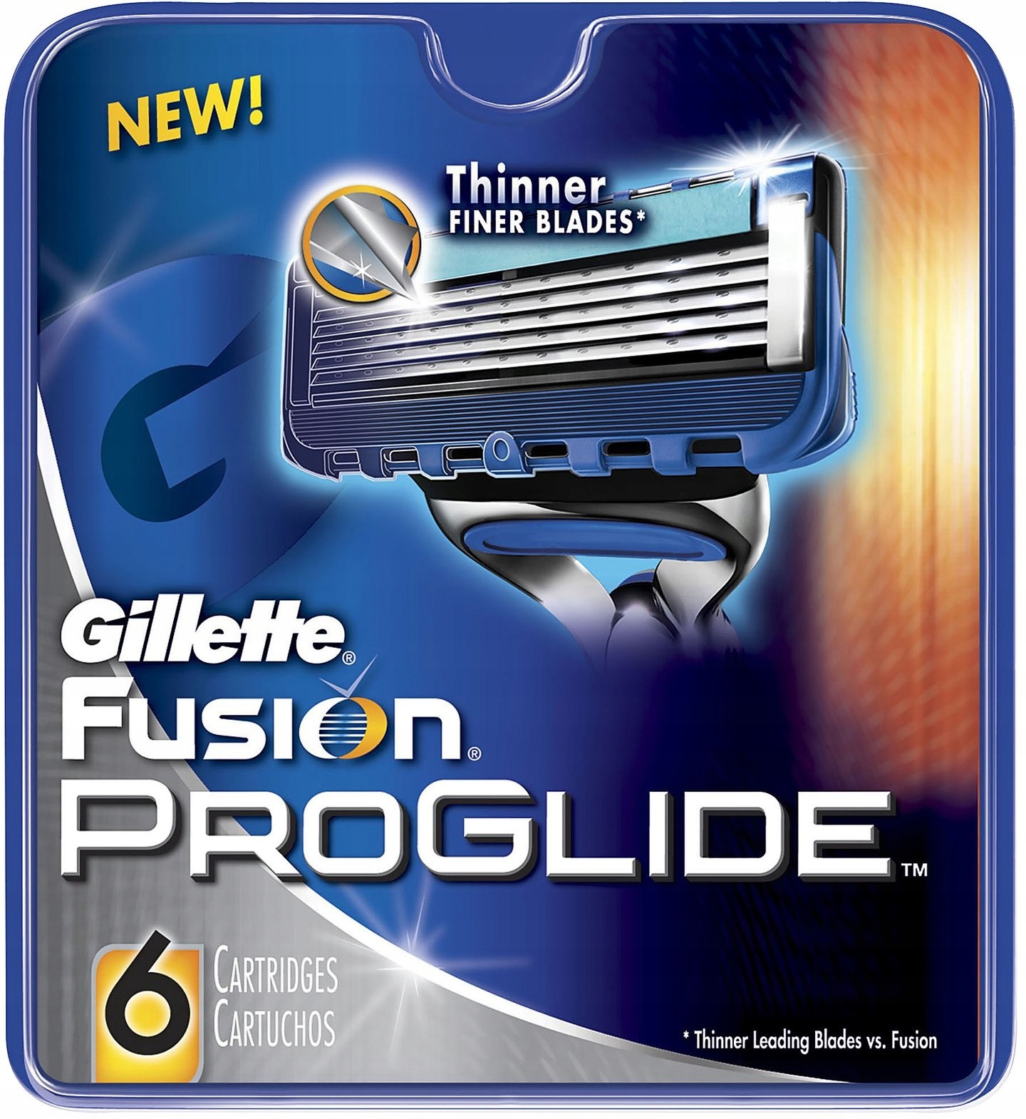 Gillette Fusion Proglide náplně 6 ks Usa/uk b-pud