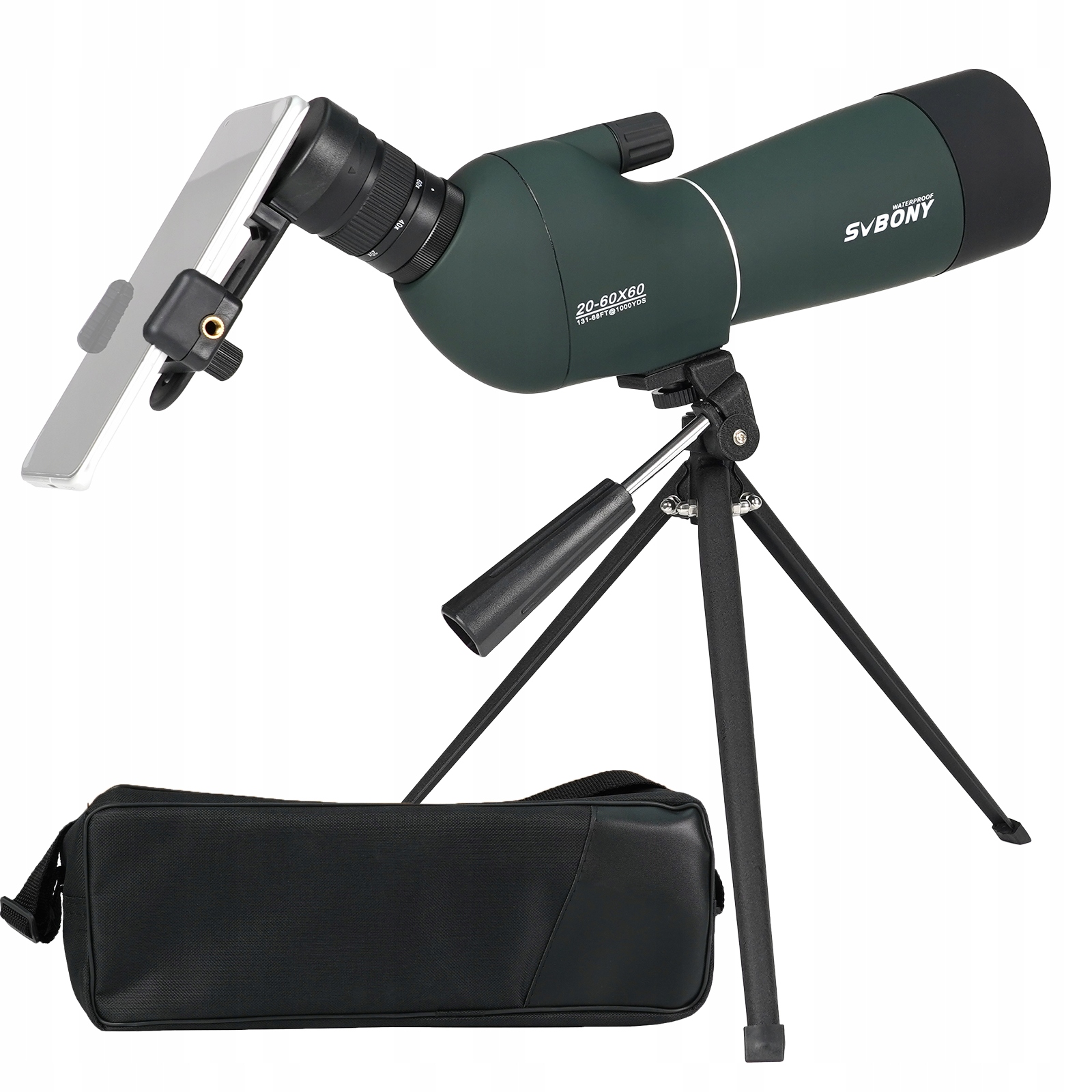 Svbony SV28PLUS Luneta Obserwacyjna 20-60x60mm BAK4 Fmc Teleskop,Monokular