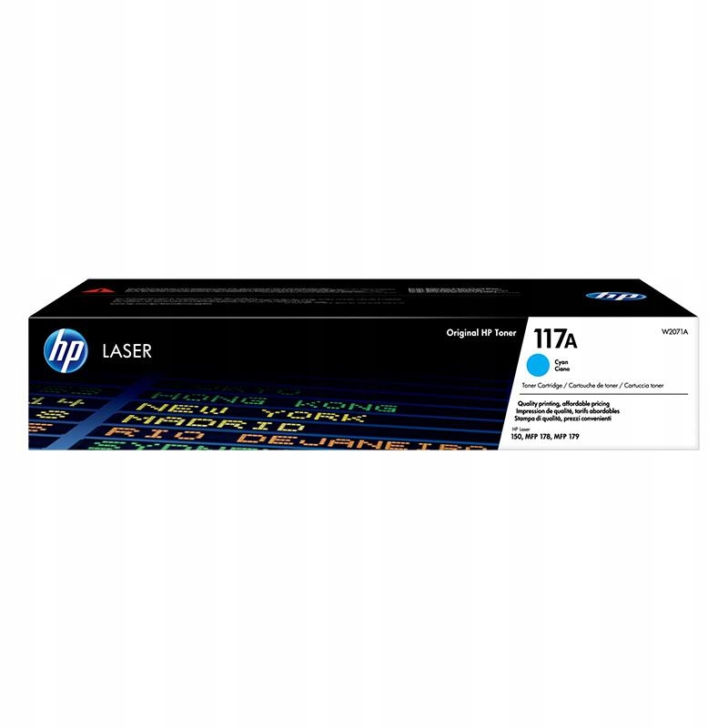 Hp Toner 117A Cyan (W2071A) Pro Laserové Tiskárny Hp, Obsah 1000 Stran
