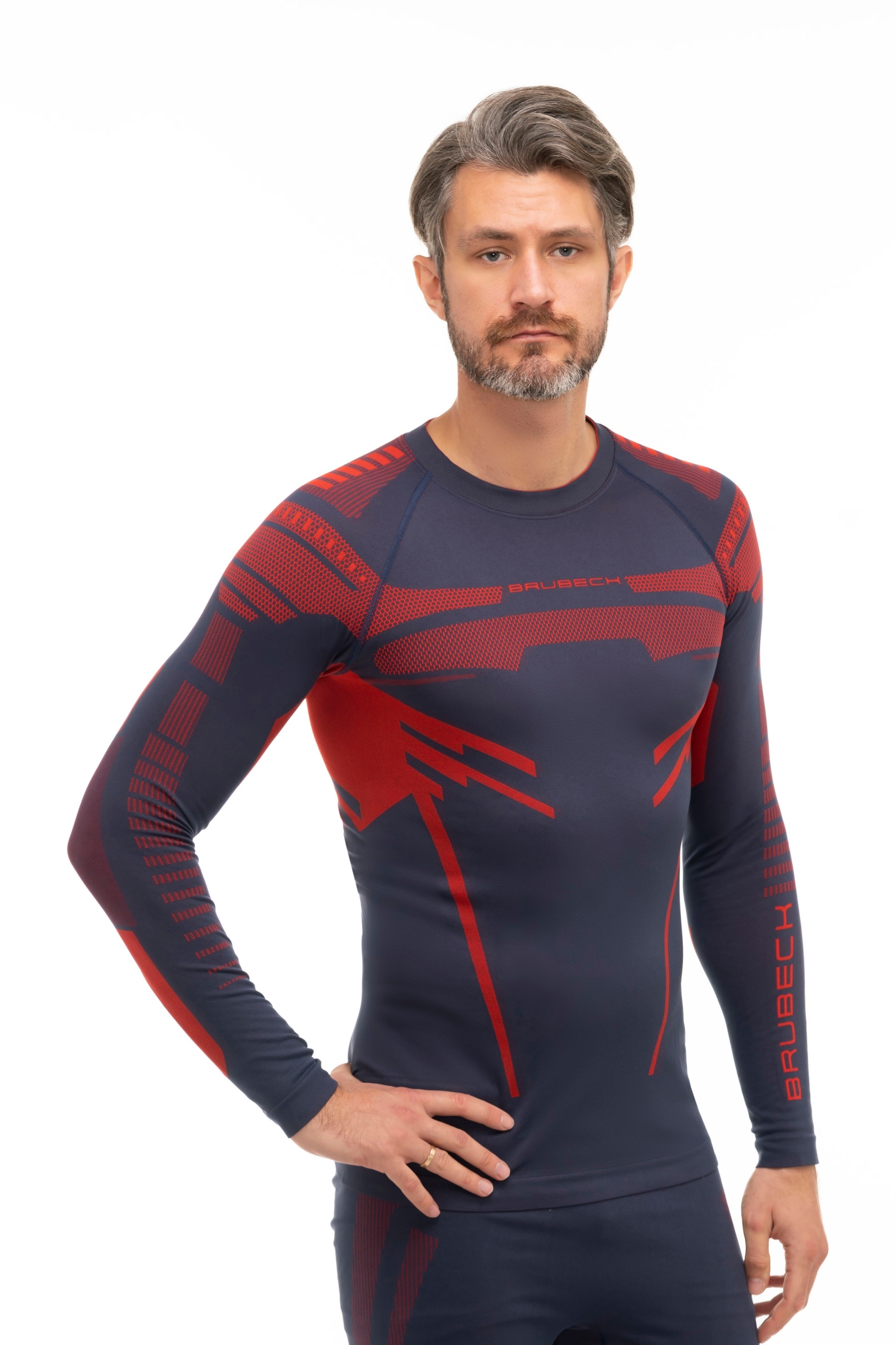 BRUBECK MĘSKI ZESTAW TURYSTYCZNEJ BIELIZNY DRY 2XL Rękaw długi rękaw