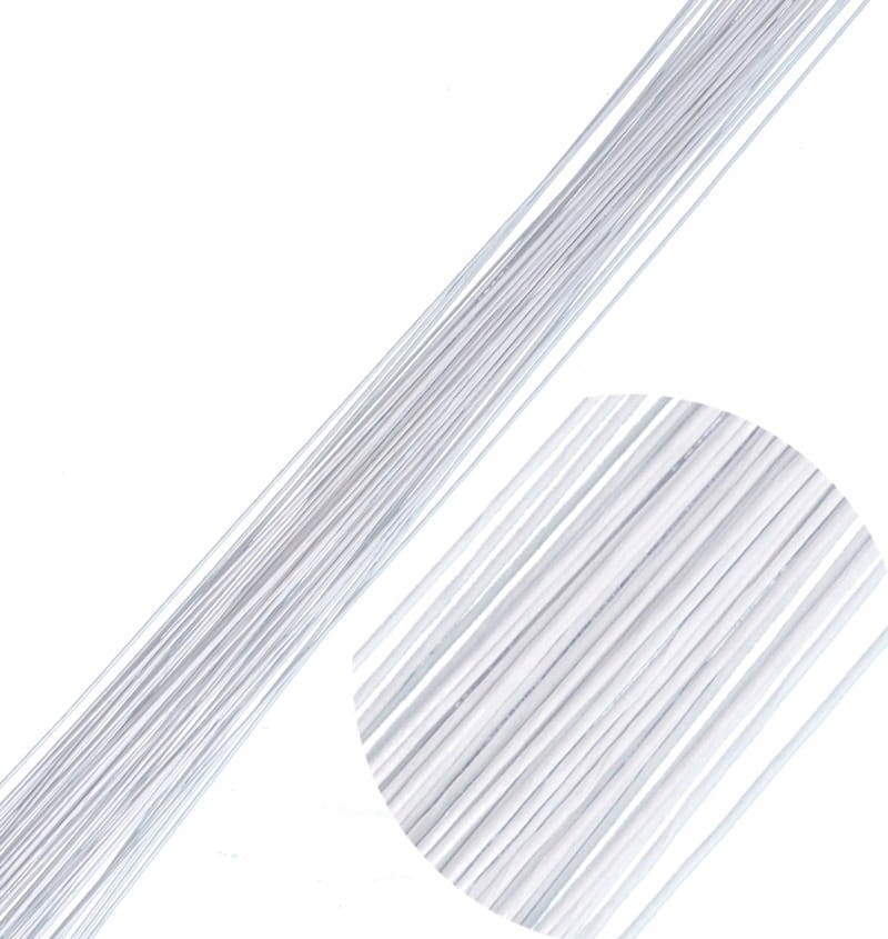 

Drut Florystyczny Biały 24 gauge (0,56 mm)