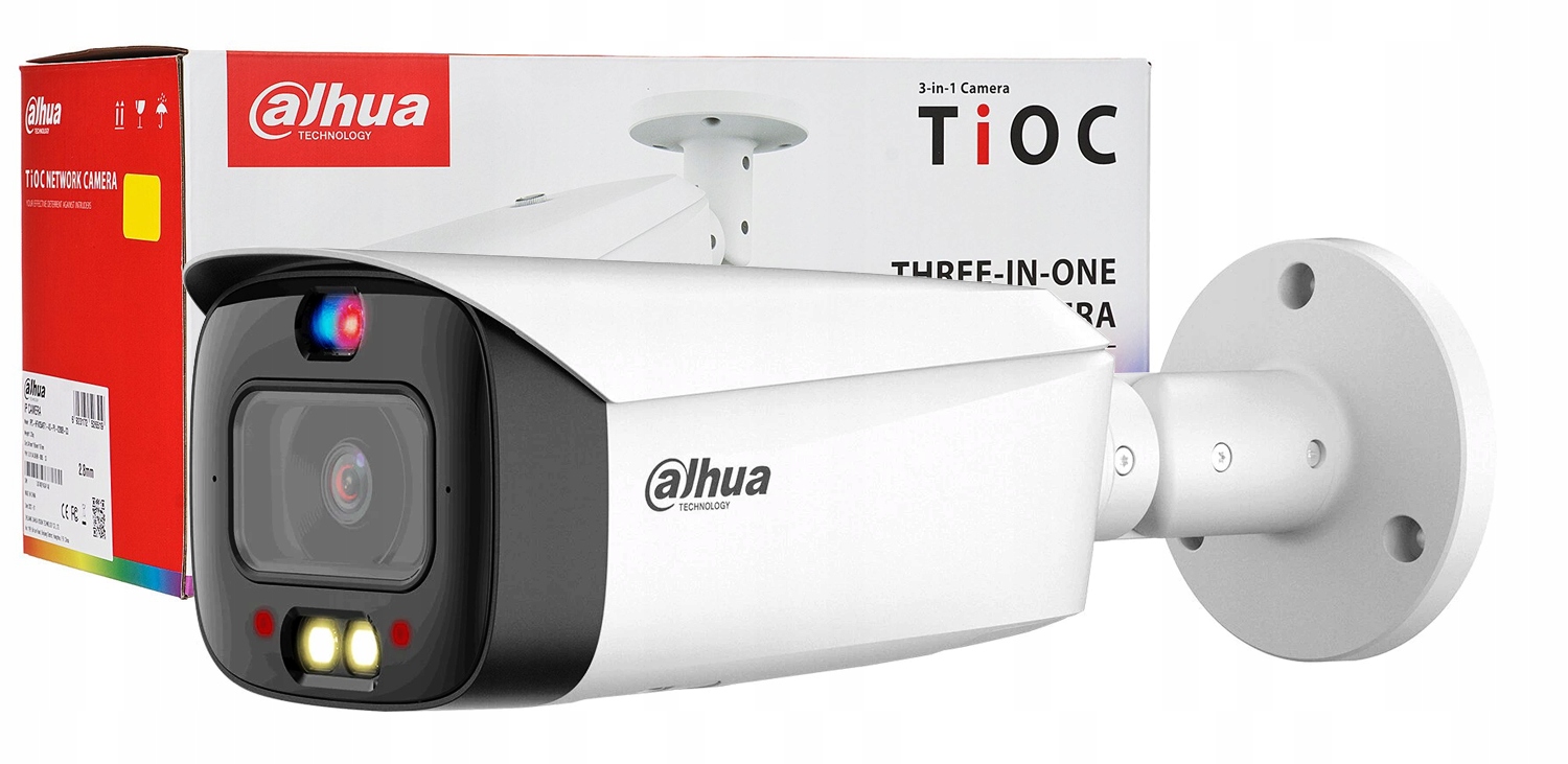 Kamera Ip Dahua 5MPx Tioc IPC-HFW3549T1-AS-PV-0280B-S5 Głośnik Mikrofon
