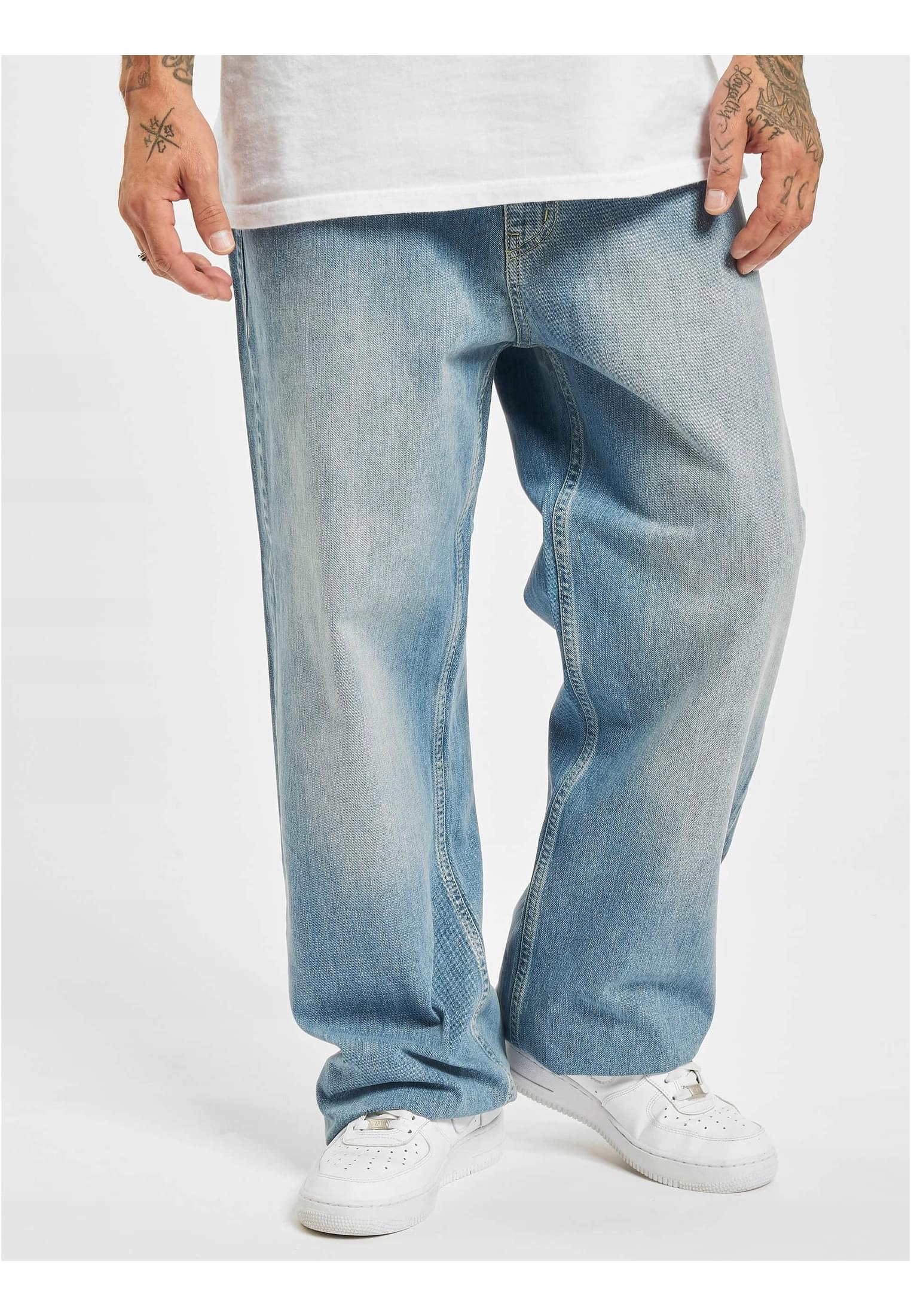 Pánské džínové kalhoty Homie Jeans Baggy světle modré široké 32/34