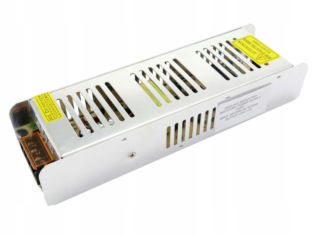 Slim Modulární Transformátor Pro Led Osvětlení 12V Pásků Lamp 200W 200-240V