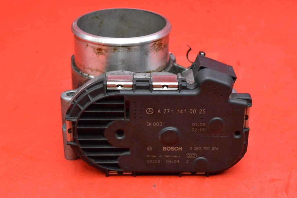 throttle flap A2711410025 MERCEDES E-KLASA W211 1.8 compressor; 163 KM 02-06