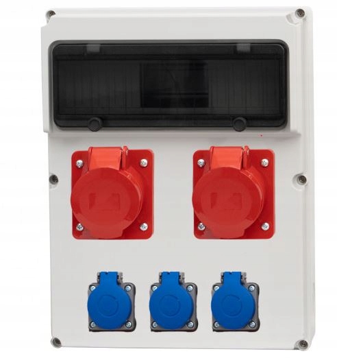 Stacionárny rozvádzač Femo 13-mod zásuvky 16A 5p 32A 5p 3x230V F-elektro
