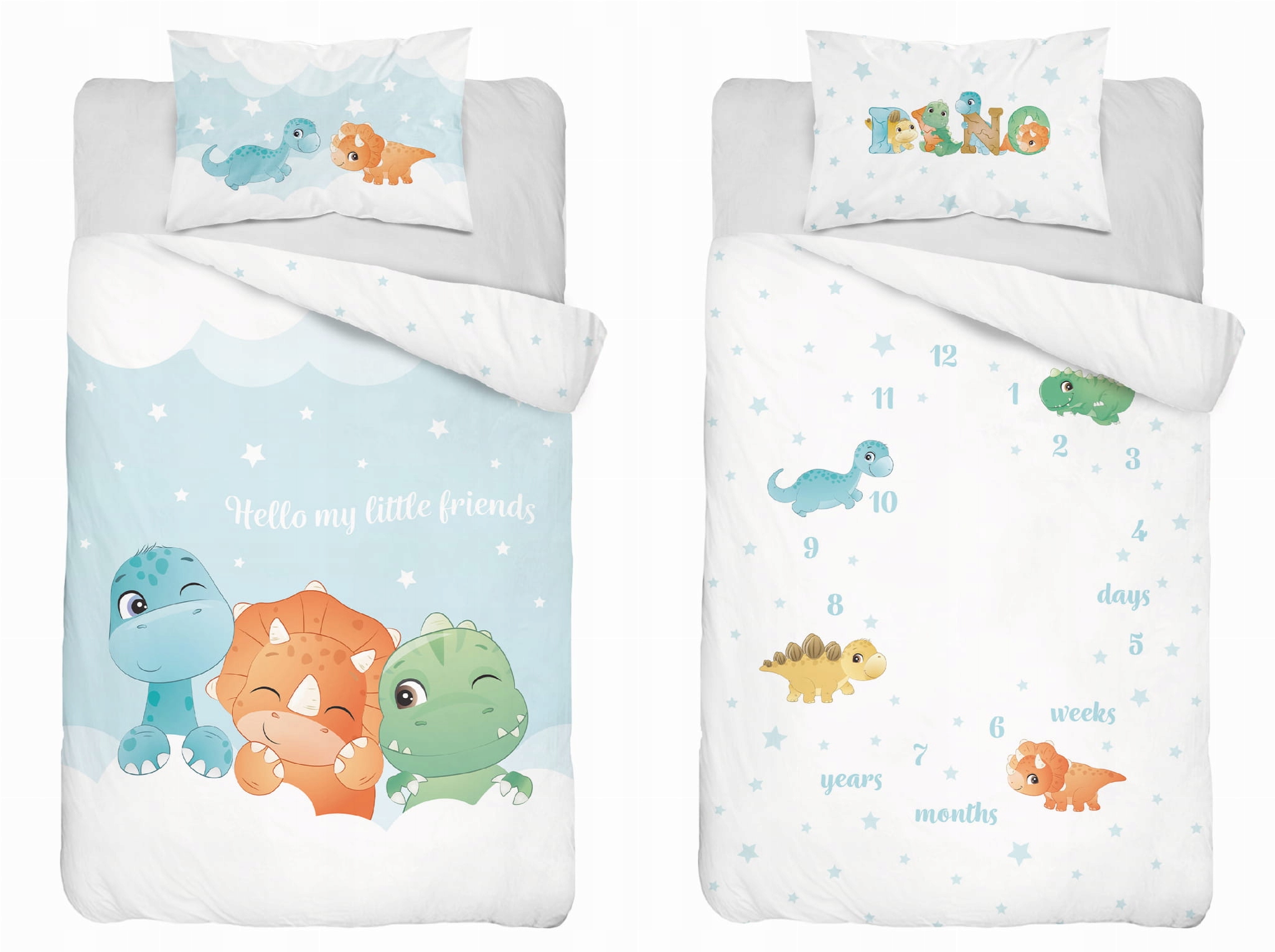 

Pościel niemowlęca 90x120 Dinusie Bawełna