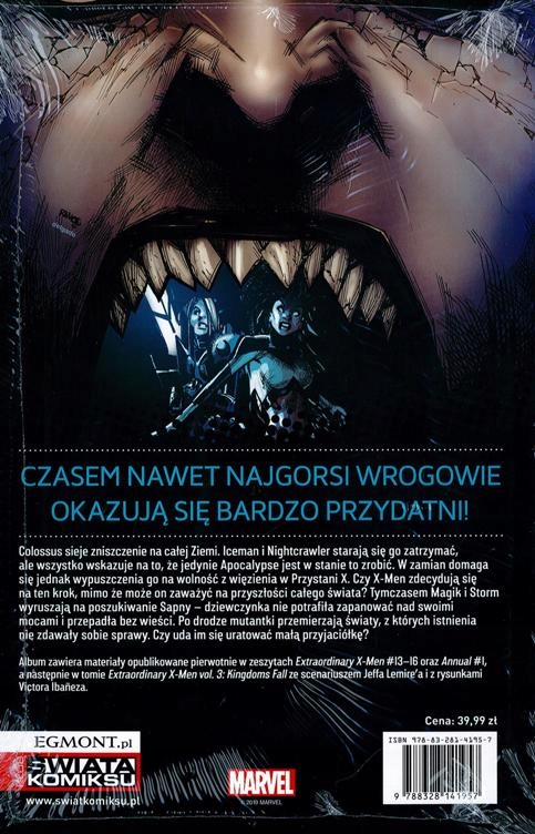 EXTRAORDINARY X-MEN tom 3: UPADEK KRÓLESTW ISBN 97883281348834