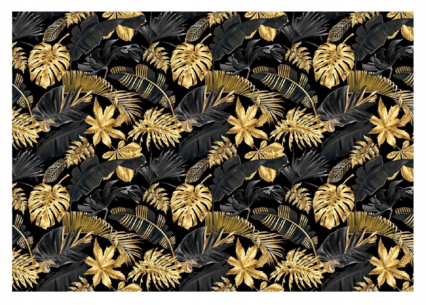 Fototapeta Zlaté Listy Monstera Kapradí 254x184
