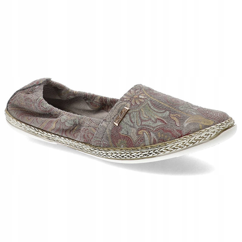 Šedé espadrilky Lemar Dámské pohodlné lehké boty