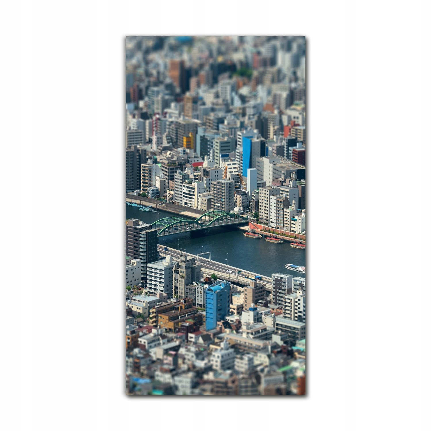 

Foto-obraz szklany do salonu 70x140 Wieżowce Tokio