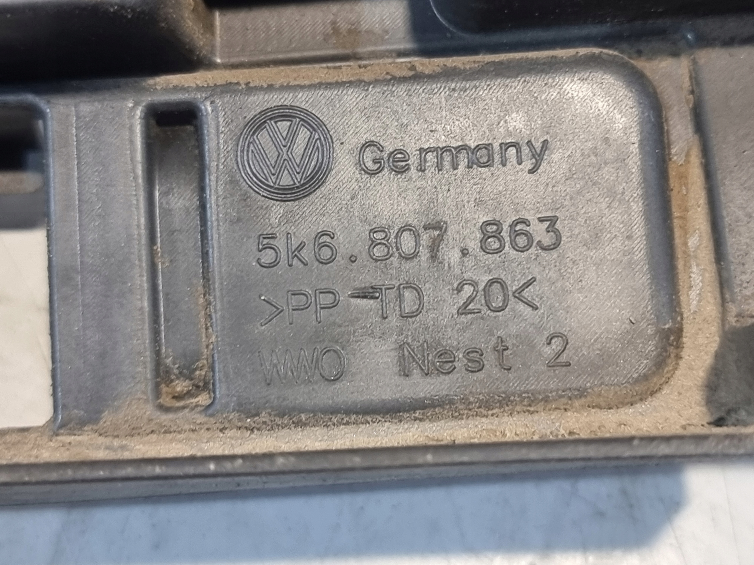 bumper bracket rear part OE 5K6807863 VW GOLF VI HB 10r