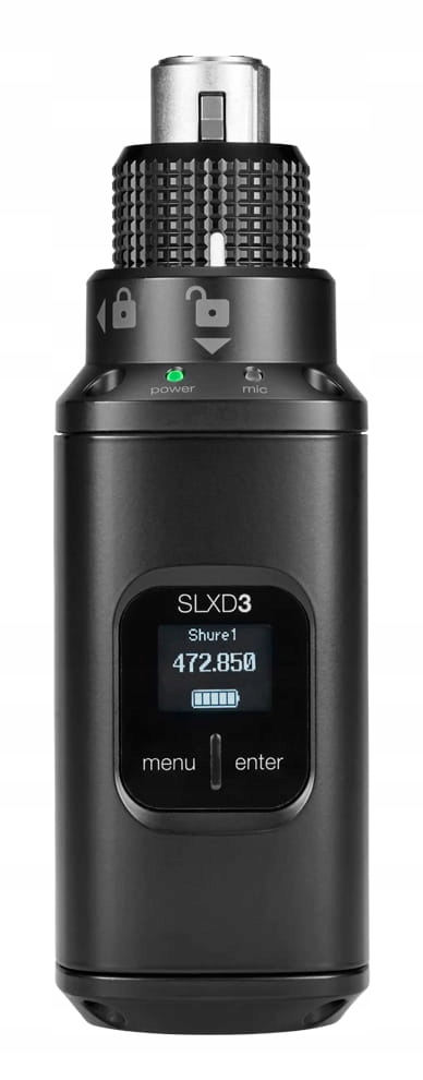 Shure SLXD3-G59 – vysílač Plug-On pro bezdrátový systém