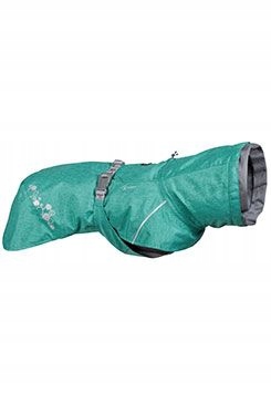 Levně Obleček Hurtta Monsoon coat II Eco paví zeleň 40