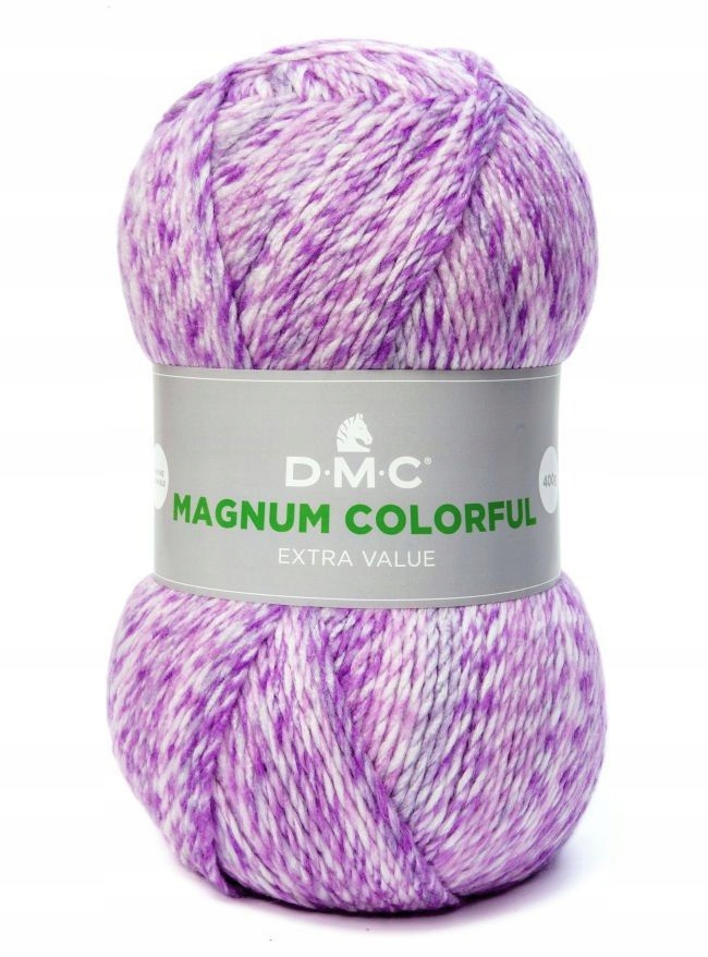 příze DMC Magnum Colorful kol. 016 fialovo-vřesovo-popelavá