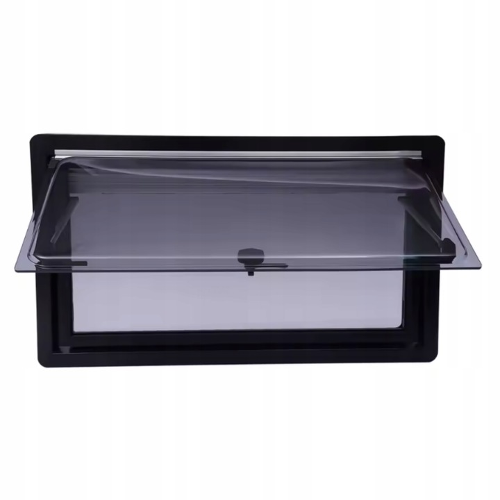 Výklopné okno do obytného vozu s roletou a moskytiérou 90x50 cm Přívěsy Vana