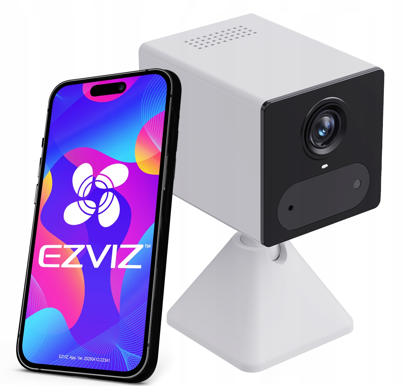 Kamera na Sim kartu, vnútorná Ezviz CB2 4G, biela, mikrofón, reproduktor