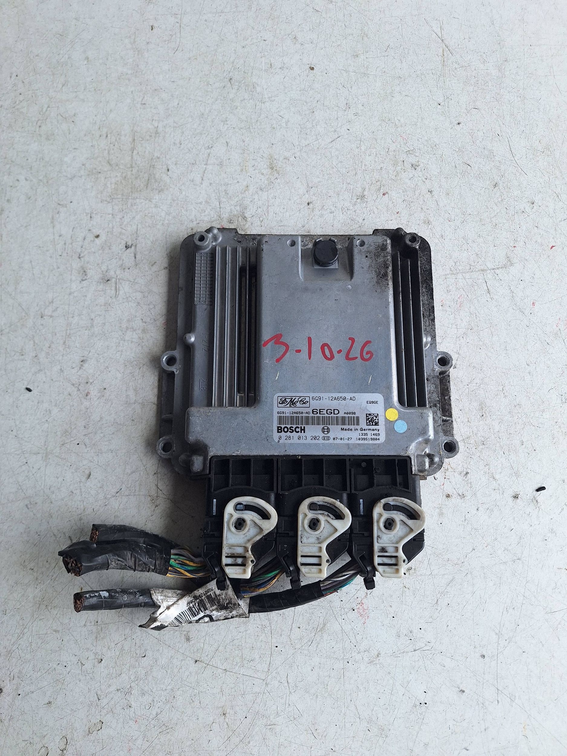LAND ROVER computer bedienteil des motors 6G91-12A650-AD BOSCH 0281013202
