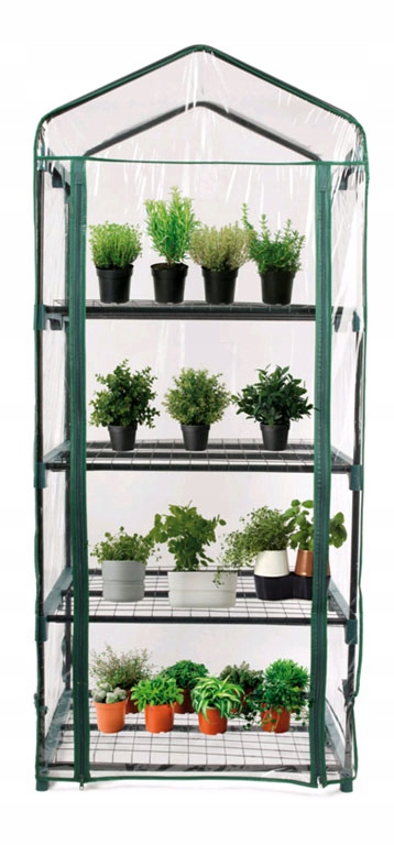 

Mini Szklarnia Ogrodowa 4-POZIOMOWA 69x49x158 cm