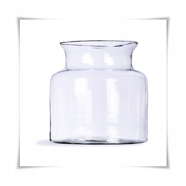 

Wazon słój szklany, słoik dekoracyjny 20 cm