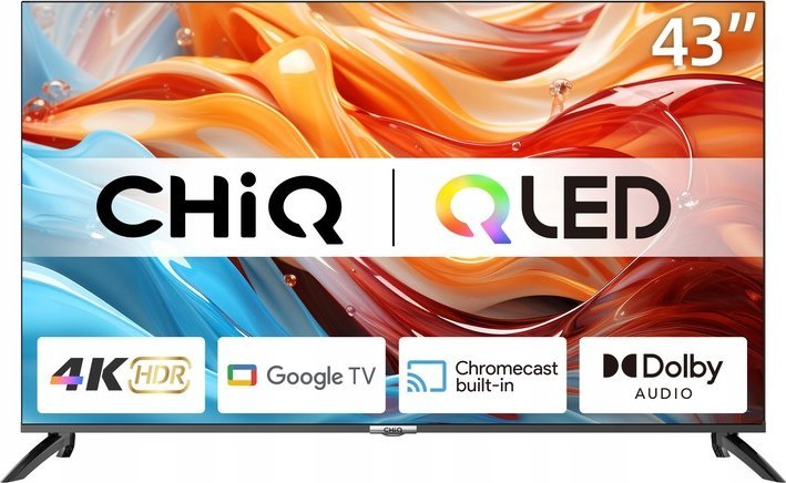 Telewizor CHiQ U43QM8G Qled 43'' 4K Ultra Hd Google Tv