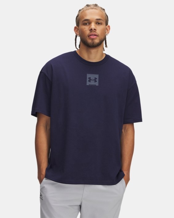 T-shirt Męski Under Armour Sportowy Oversize Hw Os Sm Box Ss S