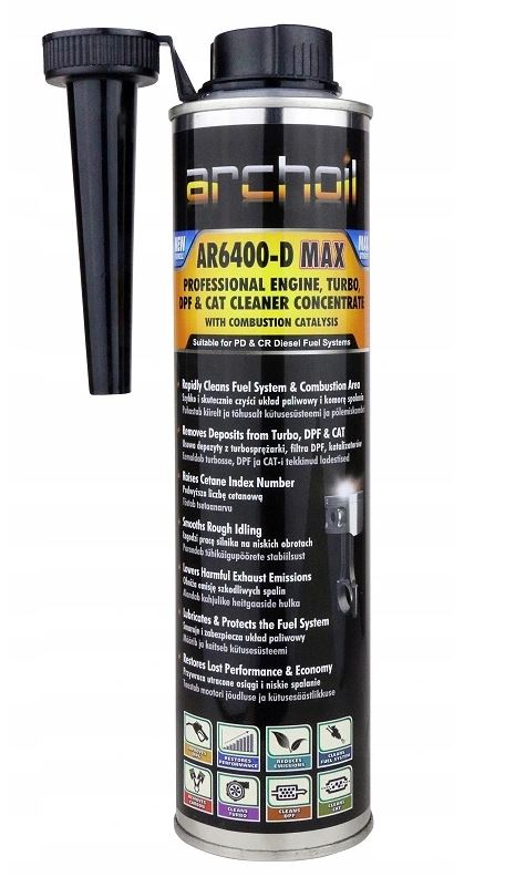 

Archoil AR6400-D Max 400ml czyści wtrysk dpf turbo