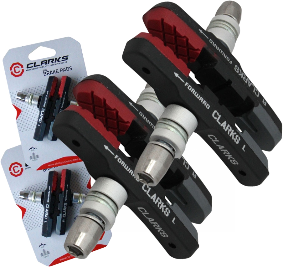 

Klocki Hamulcowe Rowerowe Vbrake Clarks 2 Komplety