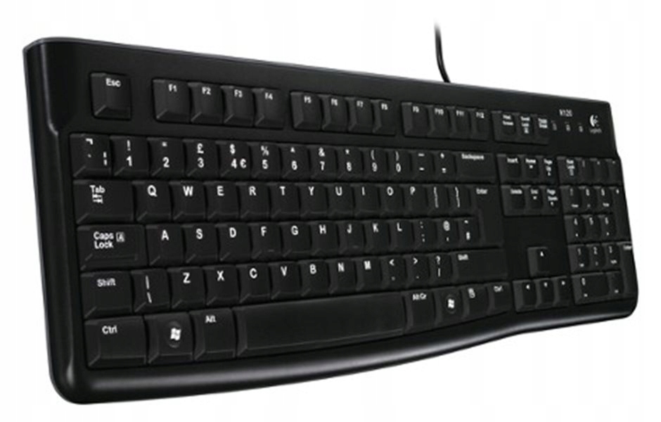 Klawiatura przewodowa Logitech K120 Usb Us czarna