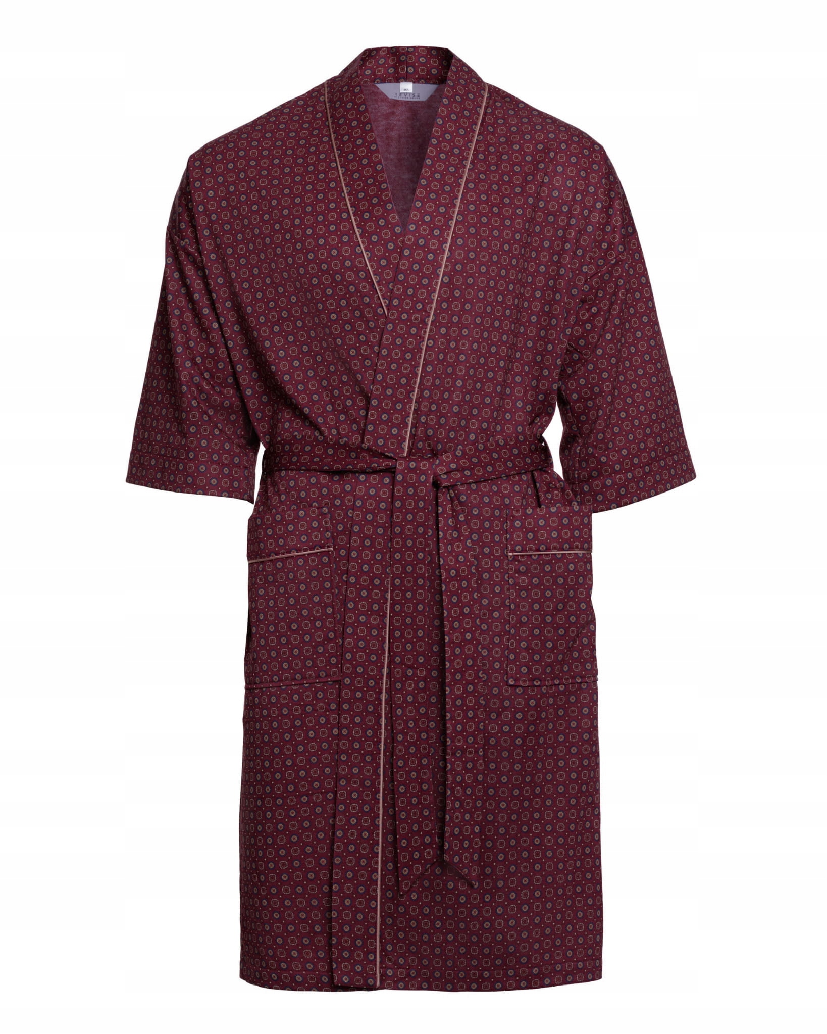 Kimono tenký župan Revise RE-515 Bordový 3XL/4XL