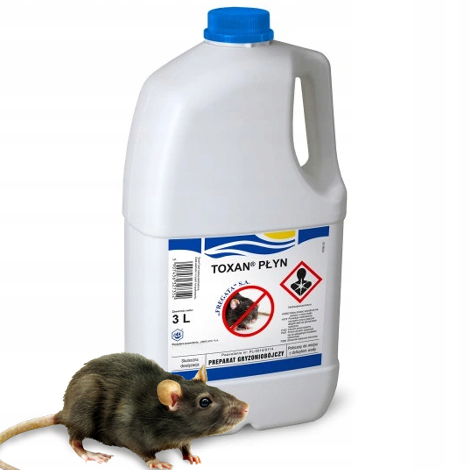 Toxan Trutka Trucizna Na Myszy Szczury Płyn Profesjonalna Derratyzacja 3 L