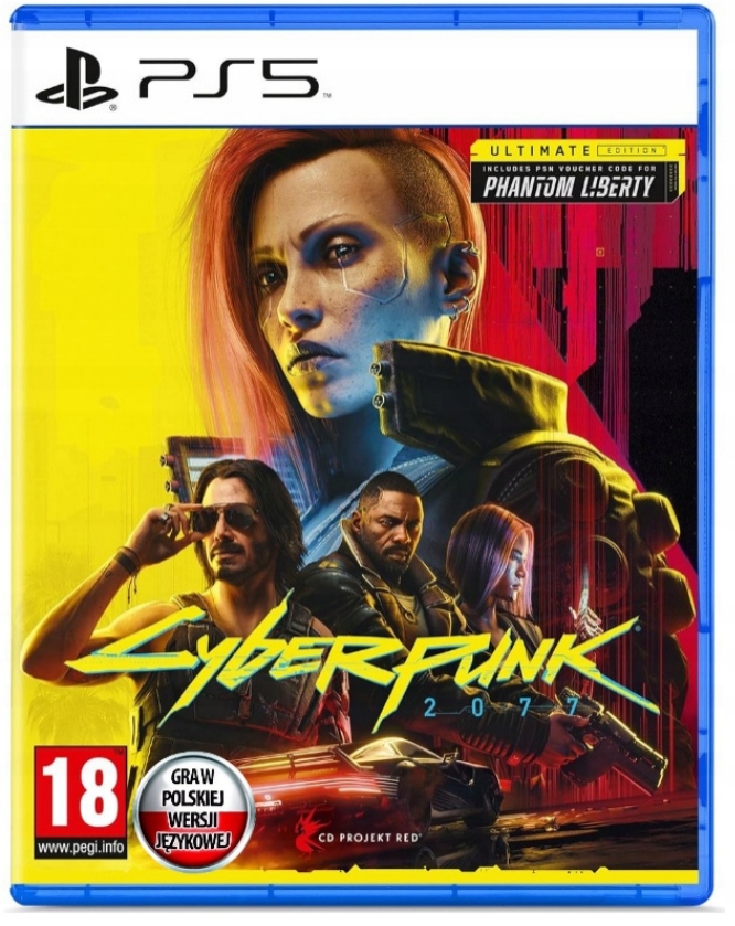 Cyberpunk 2077: Ultimate Edition PL PlayStation 5 (PS5) pudełkowa