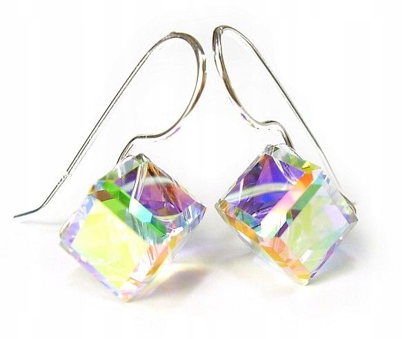 Krystaly Komplet Aurora Cube Stříbro Arande