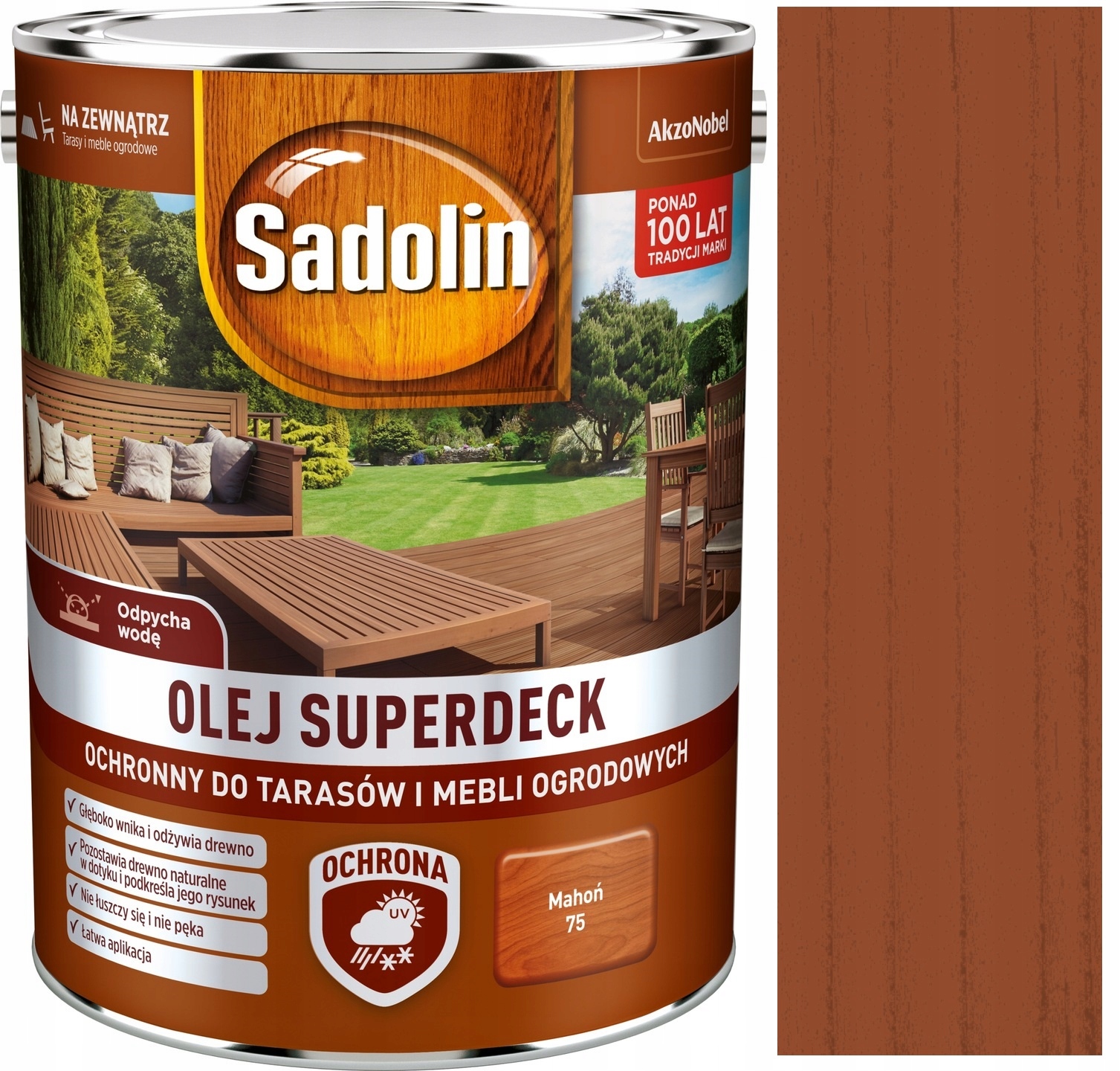 

Sadolin Olej Superdeck Do Tarasów 5L Mahoń