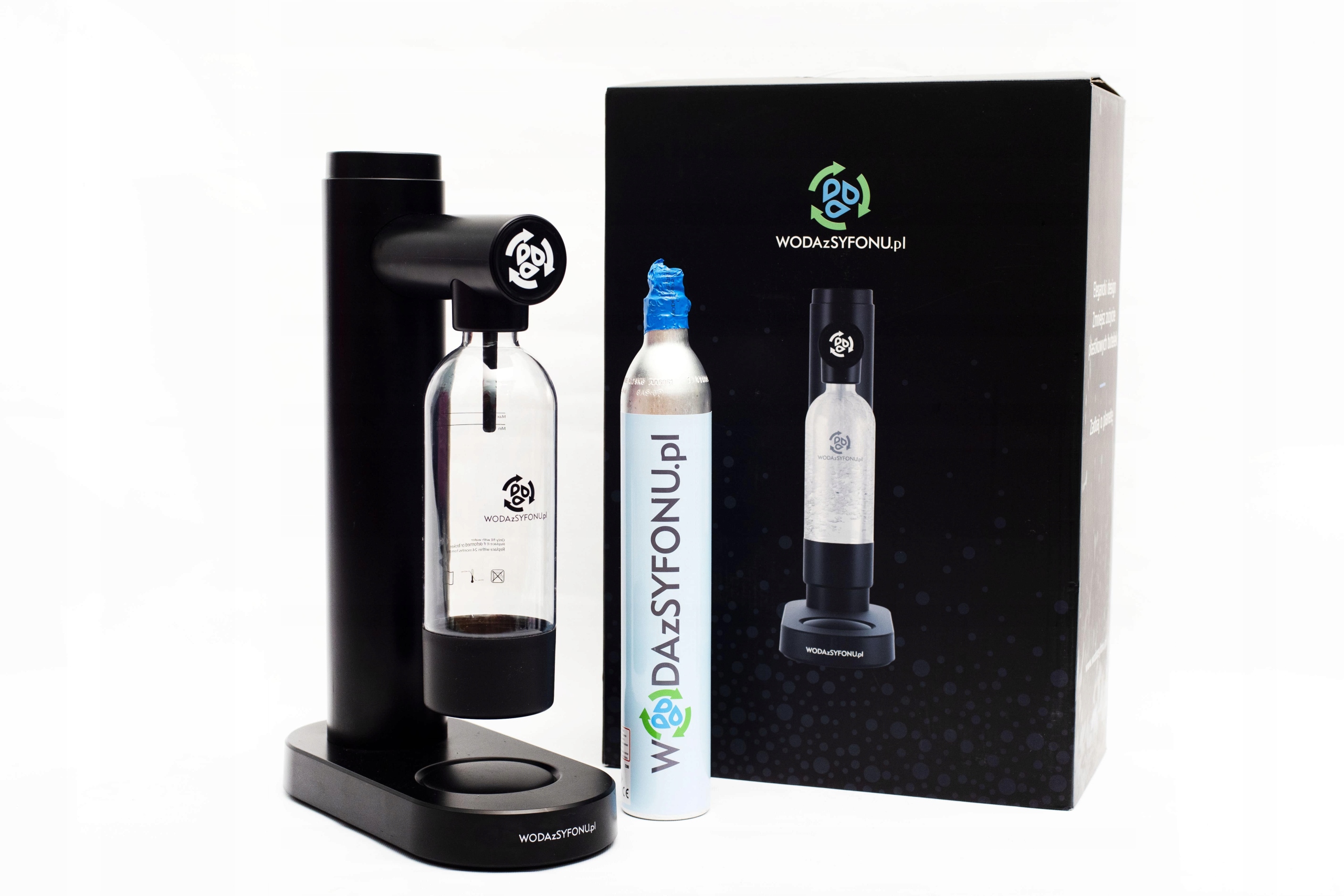 Výrobník sody Wodazsifonu láhev 0,9 l náplň co2 soda