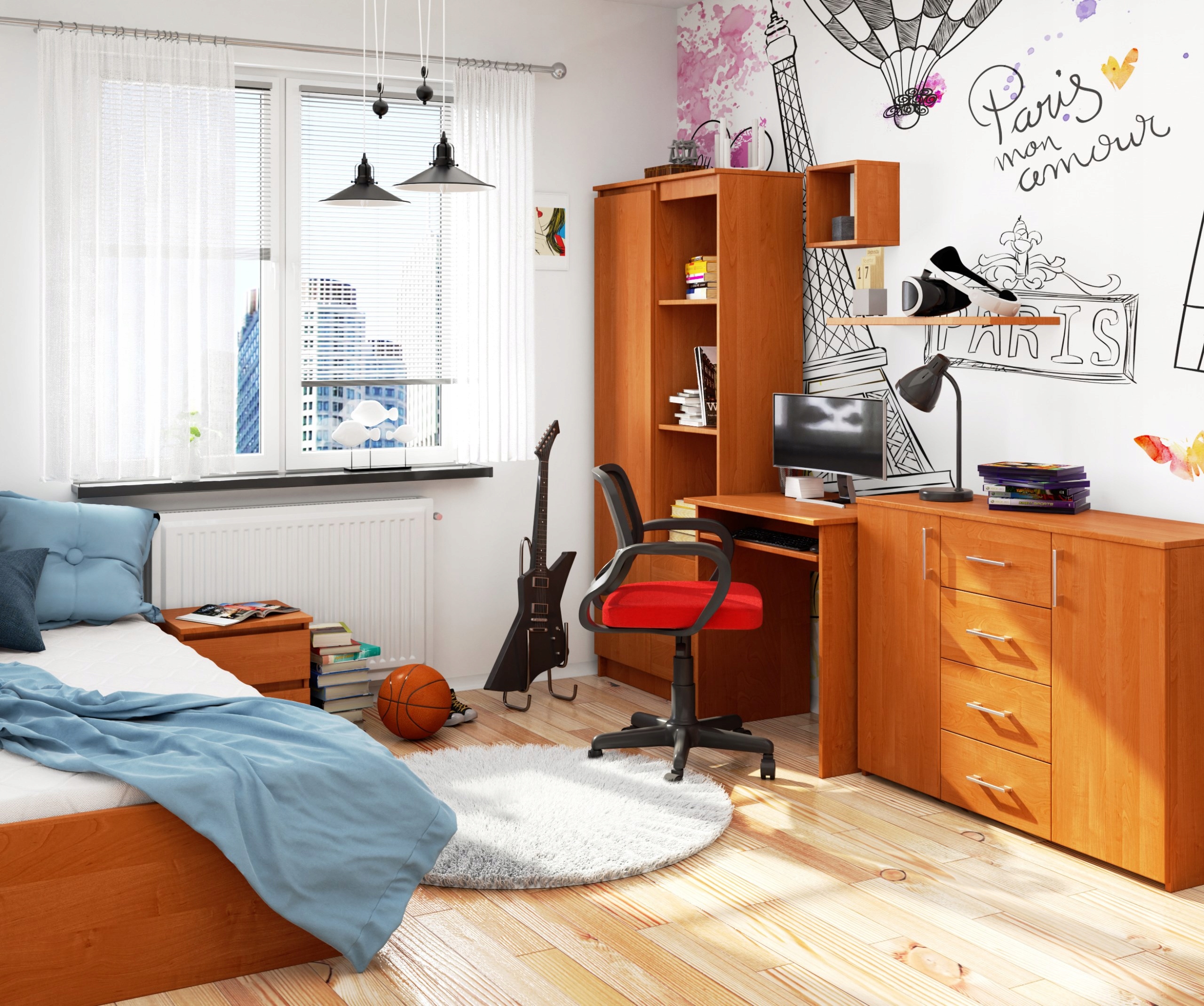 Biurko pod komputer STAR olcha 68cm wolnostojące AKD Marka Akord