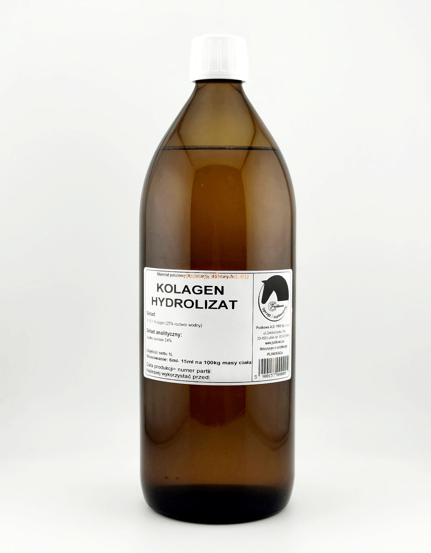 Kolagen hydrolizat płyn 1l Podkowa