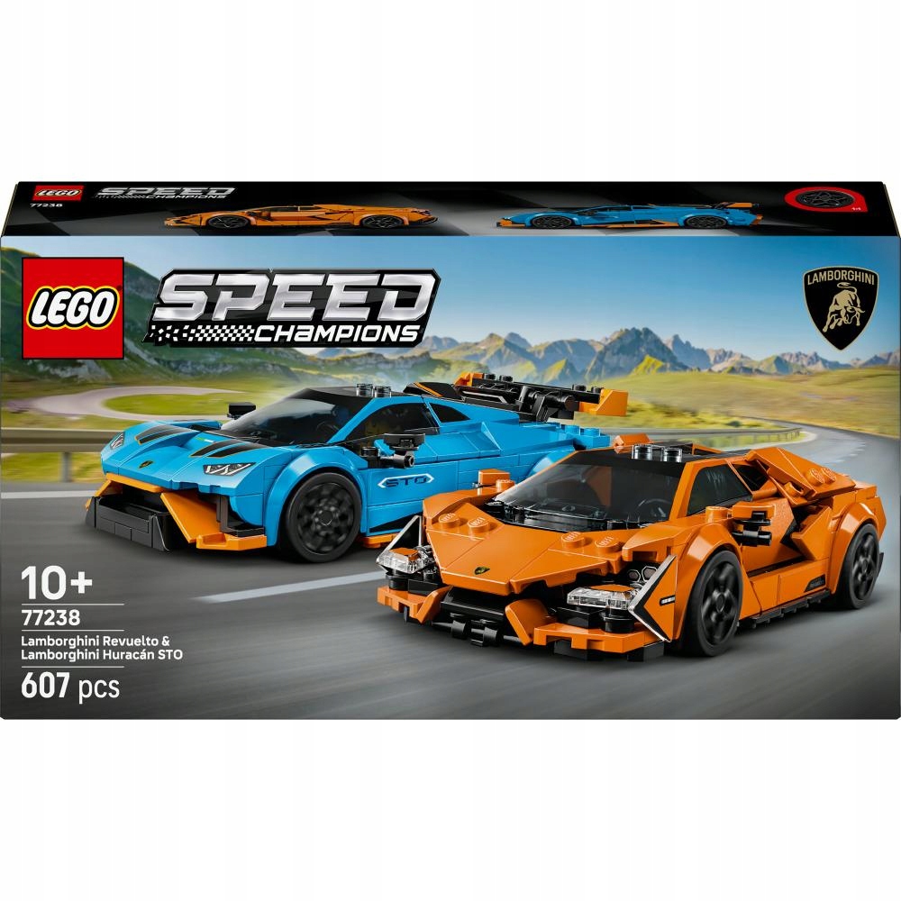 Lego Speed Champions Lamborghini Revuelto a Huracán Sto 77238