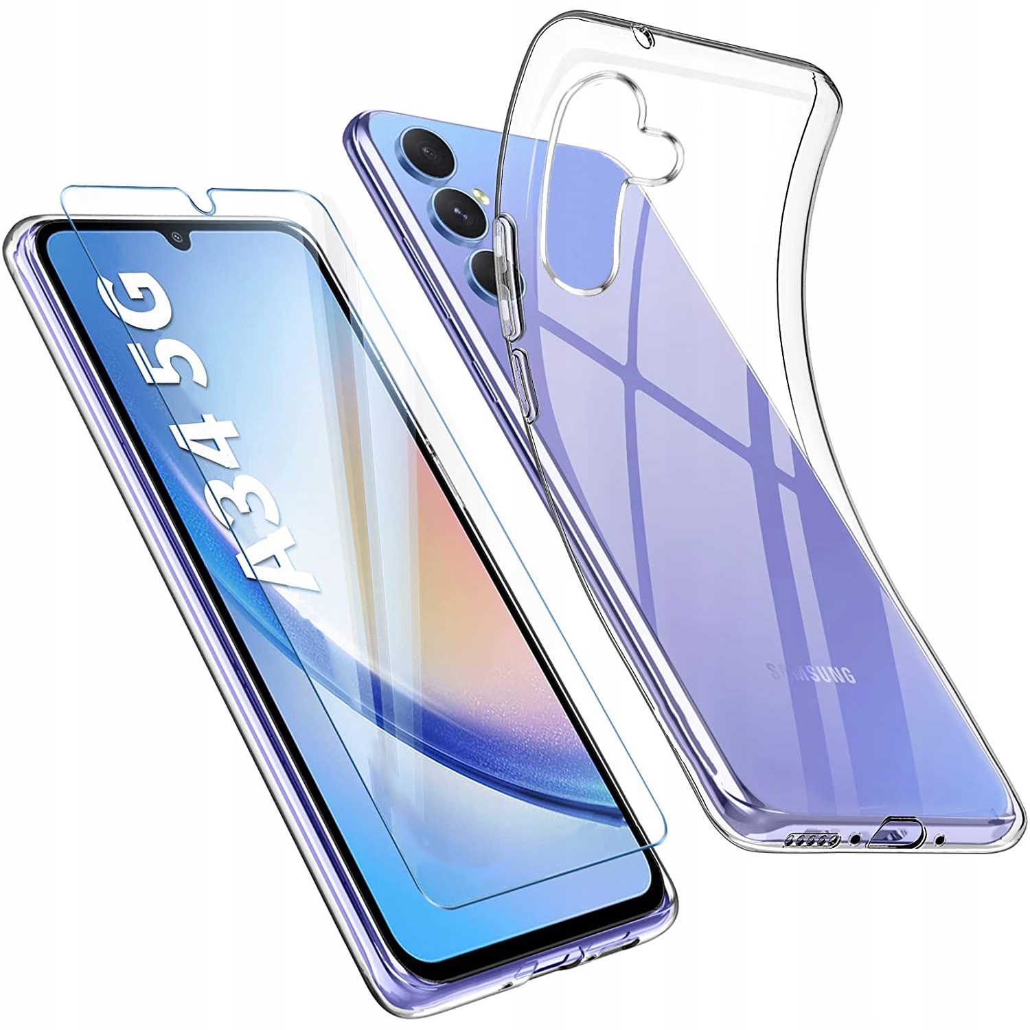 

Etui do Samsung Galaxy A34 5G Slim Case Szkło