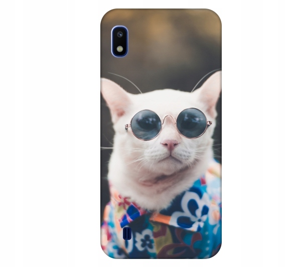 

Etui pokrowiec do Samsung Galaxy A10 Kot hipster s