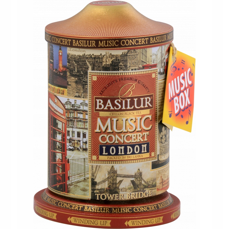 Levně Čaj Šarlat Čokoláda Plechovka Hrací Skříňka Dárek