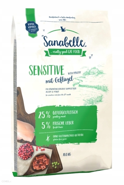 

Sanabelle Sensitive Drób 10 kg